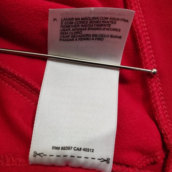 Adidas Lightweight Hooded Running Jacket Deep Pink with Orange Trim Size… - Picture 9 of 14